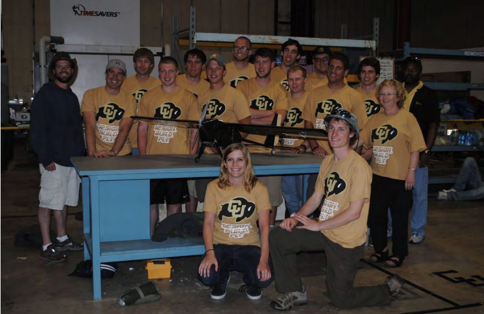 The 2012 Colorado DBF team in Wichita, Kansas, where the team placed third overall